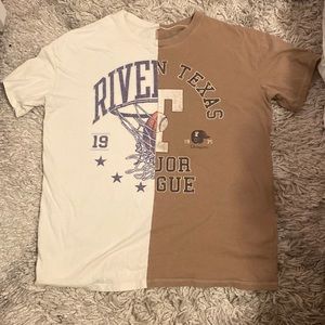 Basketball / Baseball divided shirt